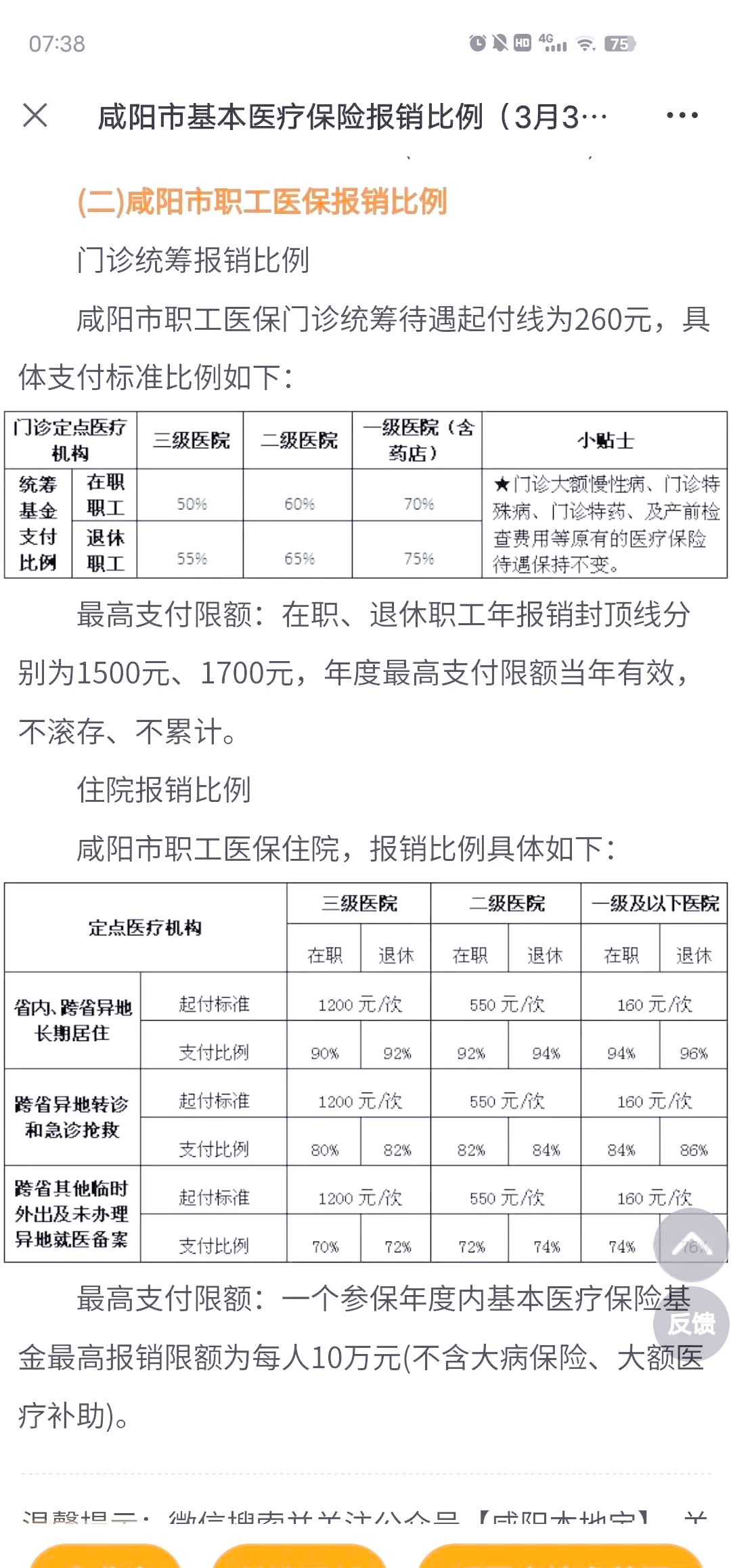 咸阳最新医院报销80%计算公式方法分析(最方便真实的咸阳医院报销几成怎么计算方法)